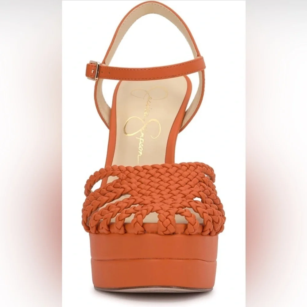 NEW Jessica Simpson Inaia Platform Sandals, Gold, Black & Orange Available, 9.5